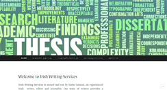 Desktop Screenshot of irishwritingservices.com